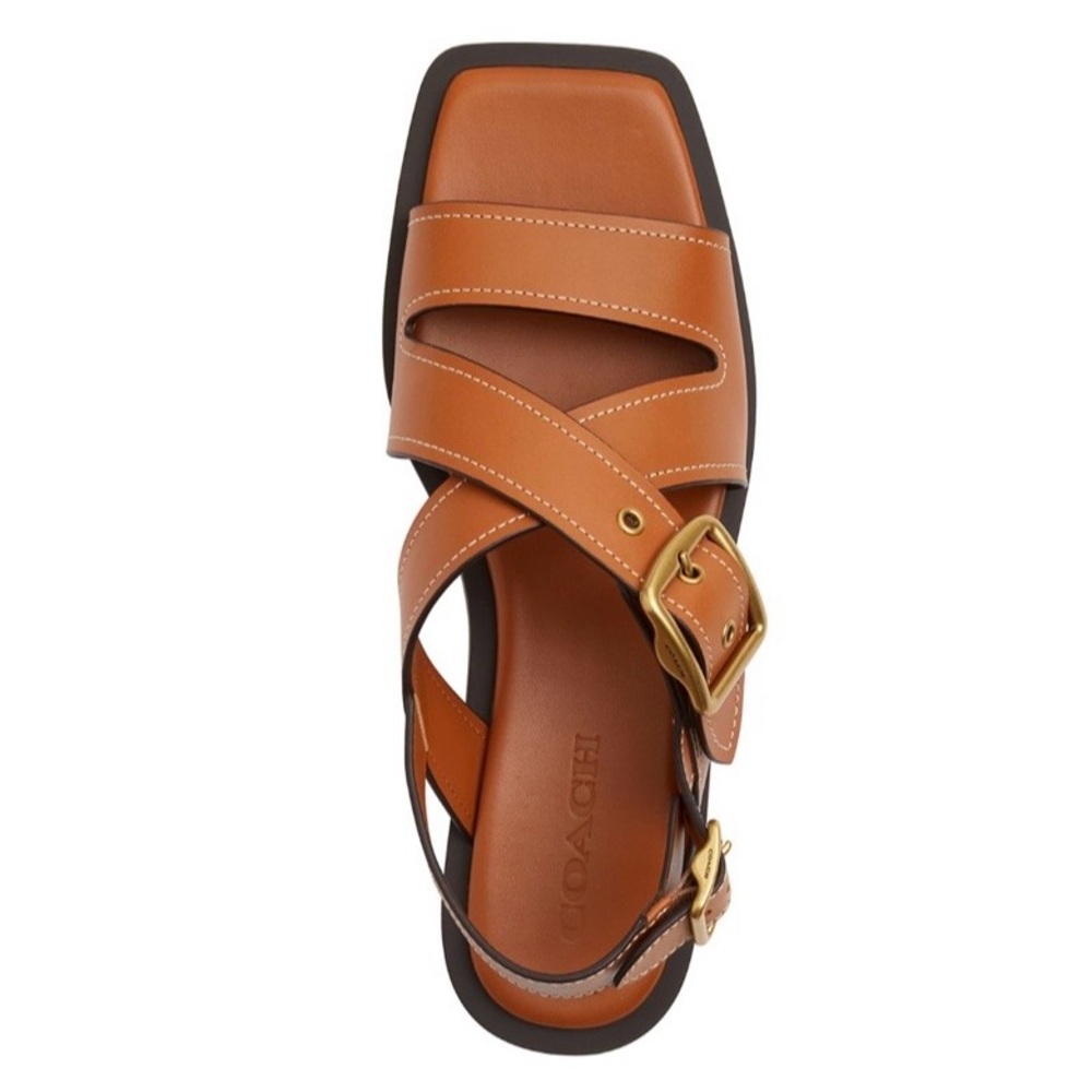 NIB COACH Women's Archival Buckle Sandals - Picture 2 of 5
